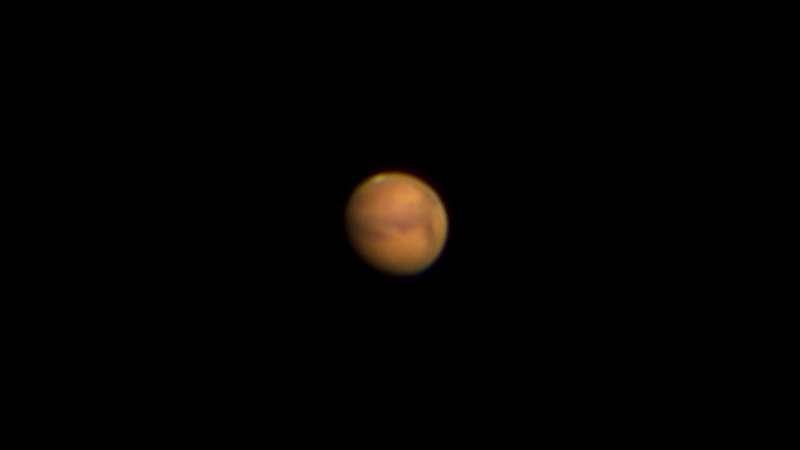 Mars 100 mm refractor photo credit David Wipf Flickr