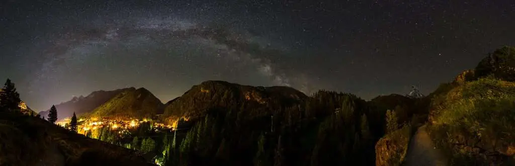 Milky Way Arch over Zermatt