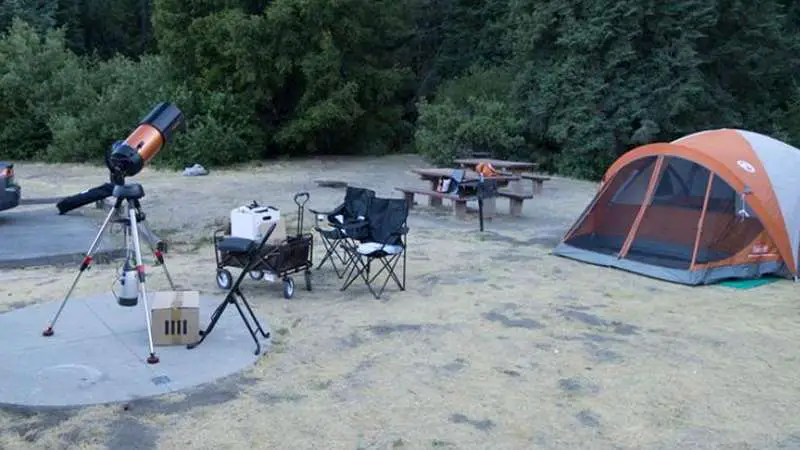 Observatory Campground in the Cleveland National Forest