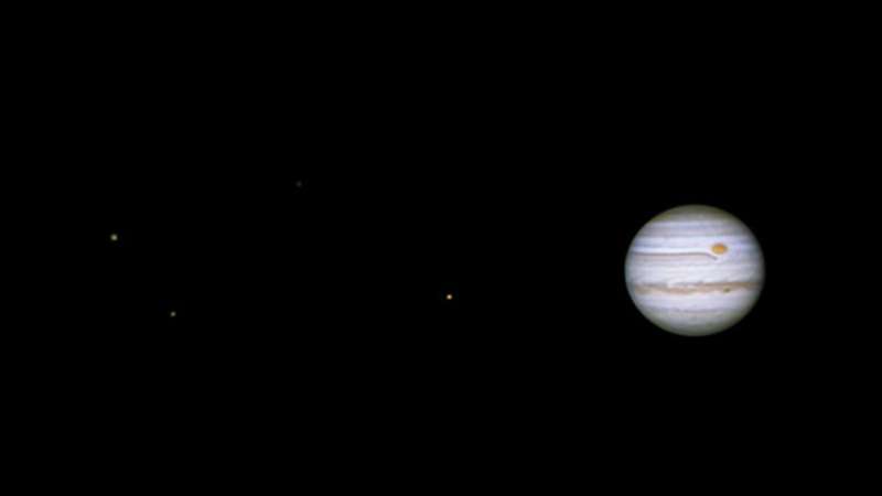 Jupiter with Io Callisto Europa and Ganymede