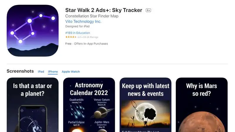 Star Walk 2 App