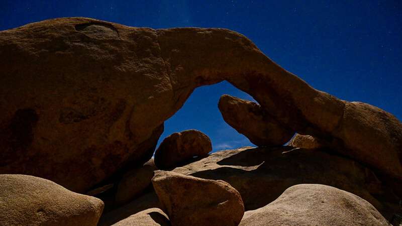 Arch Rock in Full Moon photo credit Steve Fung Flickr