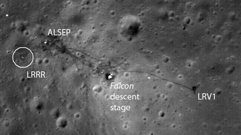 Apollo 15 Landing Site photo credit NASA GSFC ASU 2