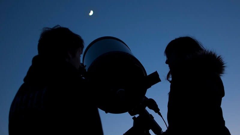 Observing the Moon photo credit Michael Quinn Flickr 2