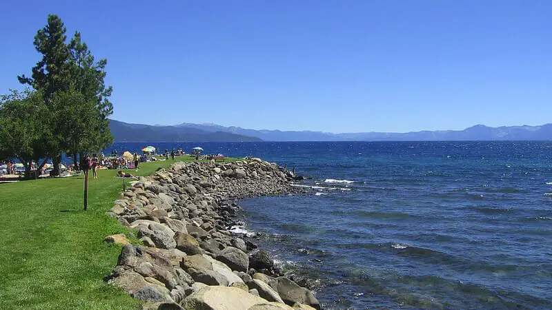 Burnt Cedar Beach photo credit Bryan Allison Flickr