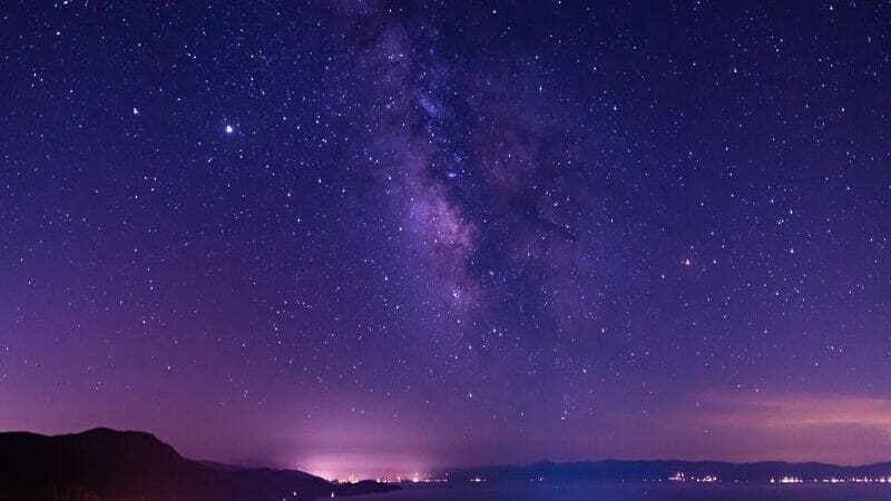 Milky Way above Lake Tahoe