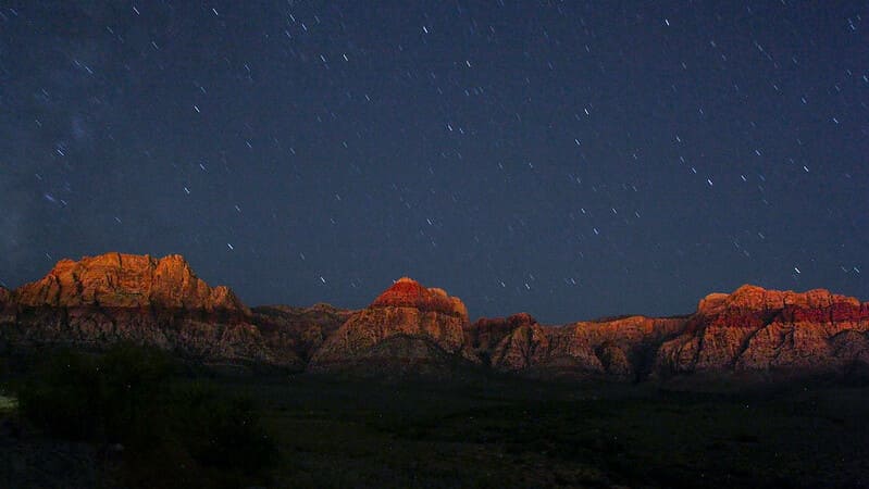 Red Rock Canyon stargazing photo credit Bureau of Land Management Flickr