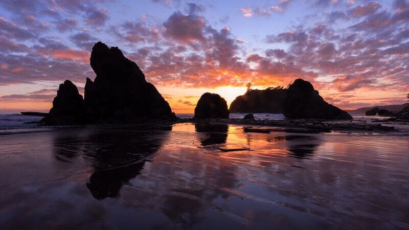 Sunset at Olympic National Park