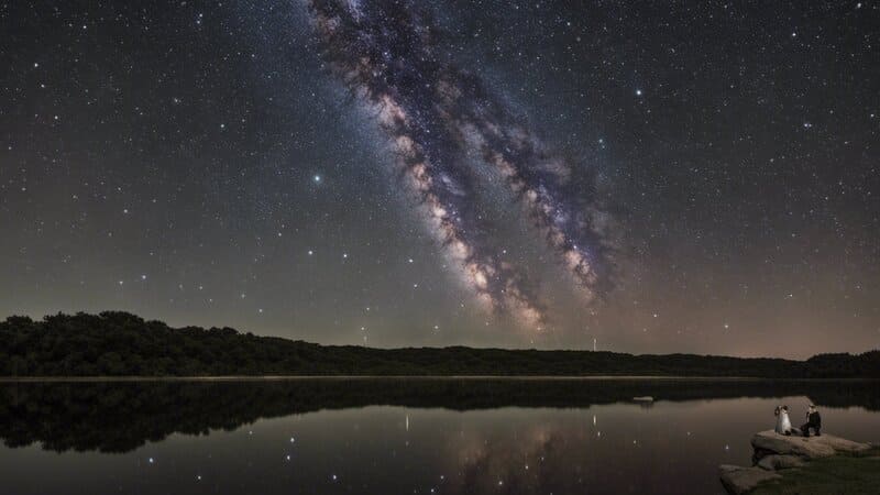Stargazing at Mansfield Dam Park