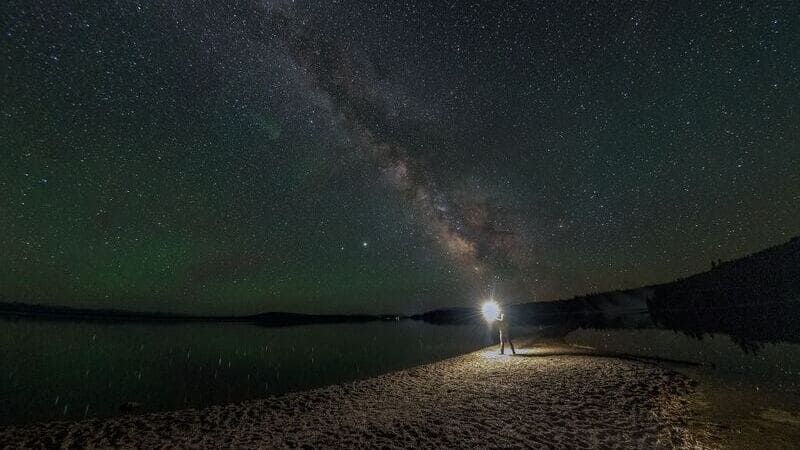 Landscape Astrophotography in Yellowstone