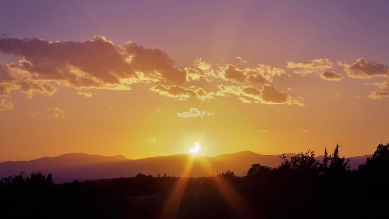 Solar Eclipse Sunset photo credit Thomas Shahan Flickr