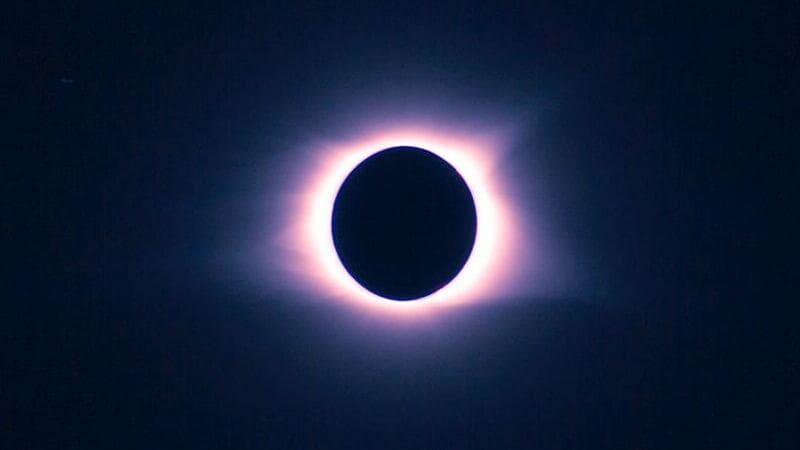 Total Solar Eclipse Purple