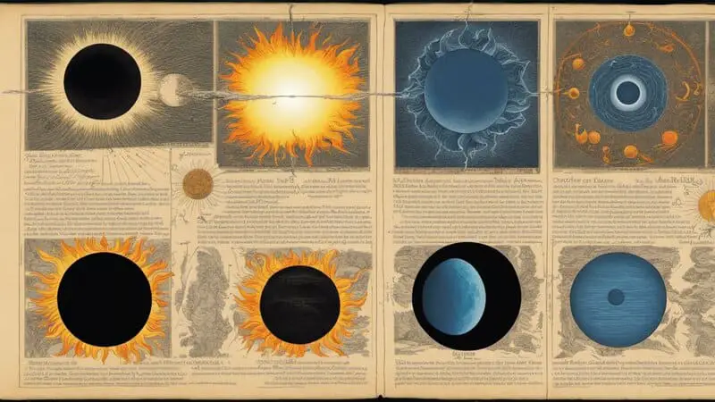 solar eclipse types illustration