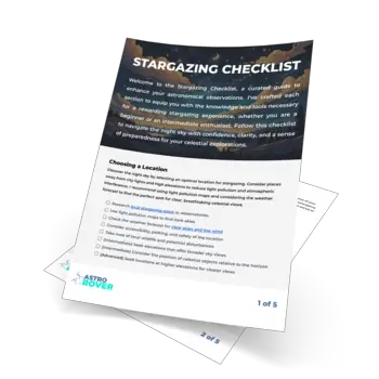 Free Stargazing Checklist