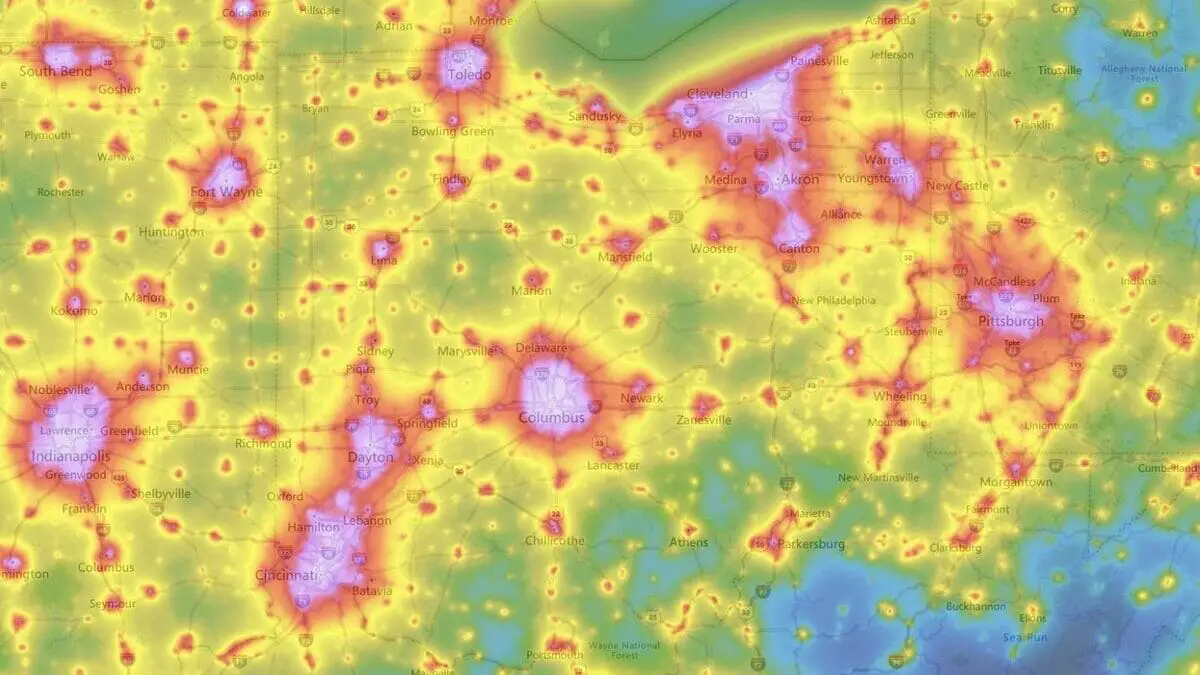 Light Pollution Map Ohio: Ultimate 2024 Guide For Stargazers