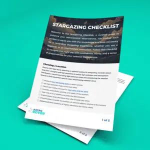Stargazing Checklist Free Stargazing Checklist