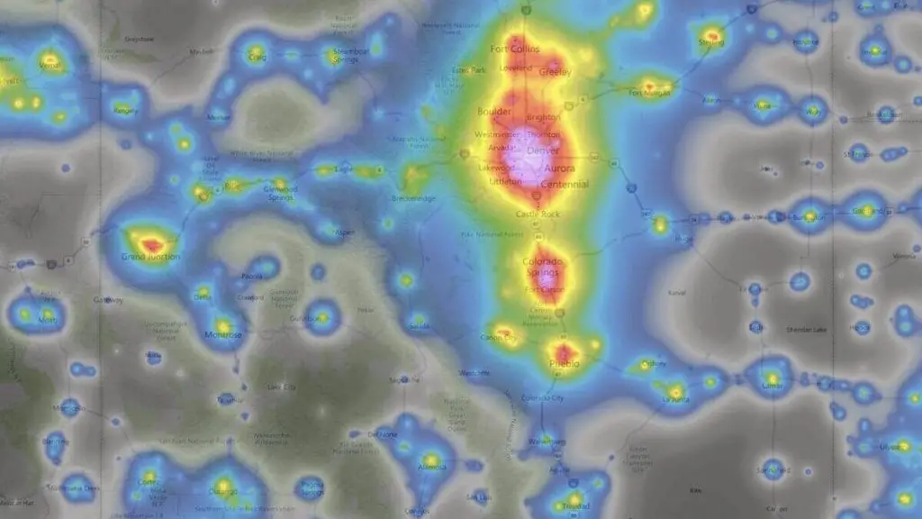 Dark Sky Map Colorado Explore The Night (2024 Free Guide)