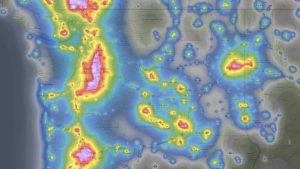 Dark Sky Map Washington State