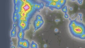 Oregon Dark Sky Map